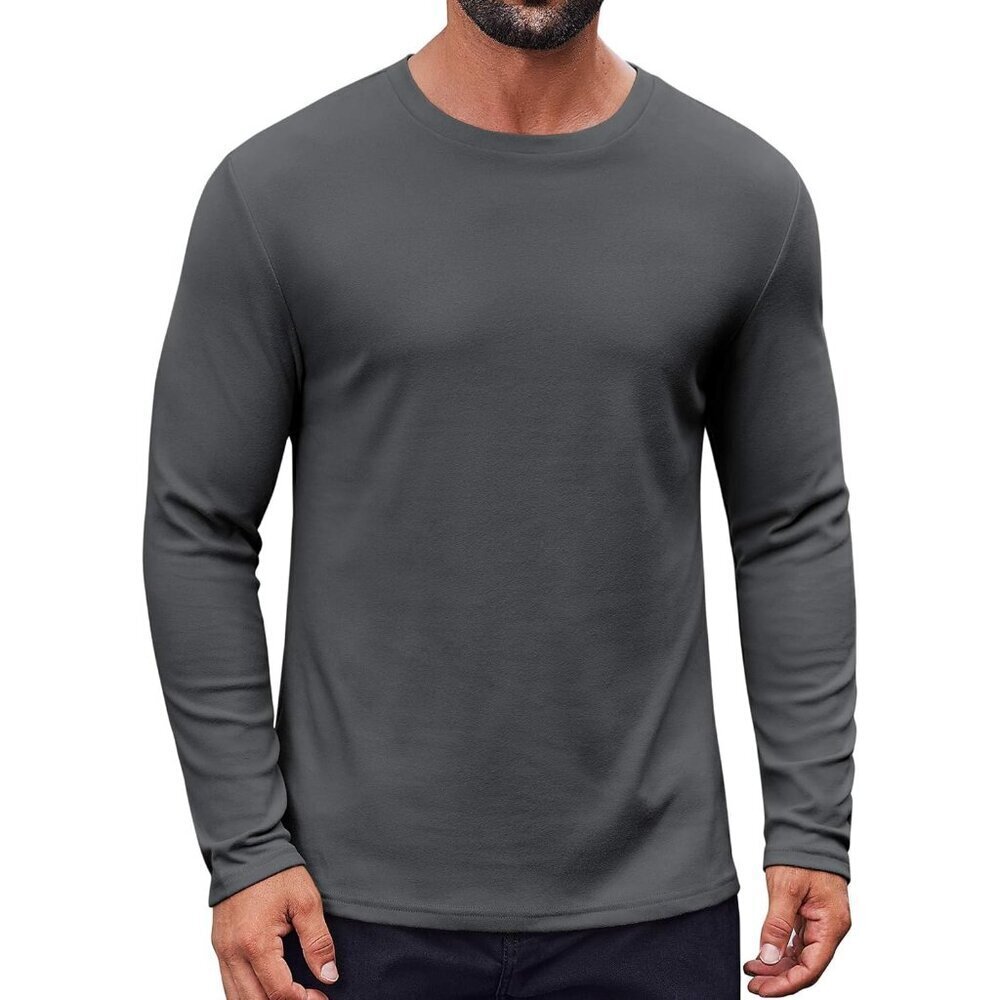 Thermal Shirts for Men Heavyweight Long Sleeve T Shirt Casual Basic Shirts Stret